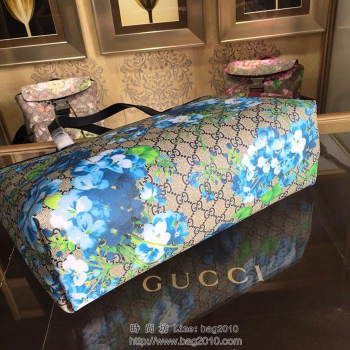 GUCCI 古馳女包 新款 211137 Supreme tote系列 女士手拎包 印花圖案單肩包 Gucci手提包